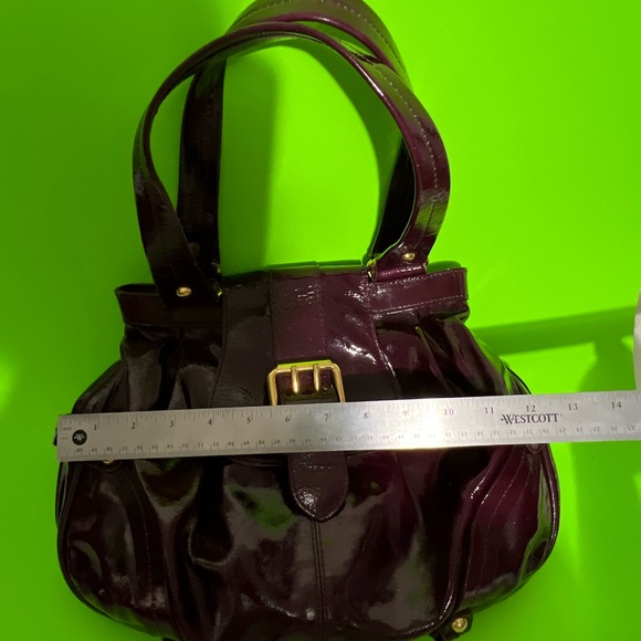 Dooney & Bourke Glossy Burgundy Shoulder Bag - Picture 15 of 15